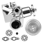 Sbc Water Pump Assembly For Chevrolet 283-350 1955-1968 Chrome Aluminum Short New. Price: $113.91.