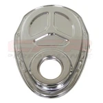 1955-95 Timing Chain Cover Compatible/replacement For Chevy 283-350 Sbc Chrome New. Price: $34.74.