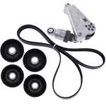 6PCS Drive Belt Kit W/ Tensioner & Idler Pulleys For 12-18 Jeep Wrangler Jk 3.6L New. Price: $55.00.