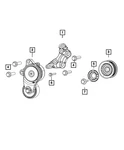 Genuine Mopar Bolt 68148385AA New. Price: $14.36.