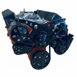 Sbc Serpentine Pulley Kit Alt Ps A/c 283 350 383 400 Black Powdercoat New. Price: $1740.00.