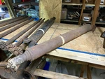 Nos Early Ford Truck Driveshaft 1-1/2" X 10 Spline F2 F3 Flathead V8 Era? New. Price: $199.00.