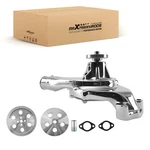 Big Block Chevy Chrome Pump For 396-454 Short Water Pulley Kit Bbc New. Price: $146.53.