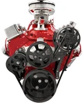 Billet Specialties Tru Trac Black Chevy Serpentine Pulley Kit,sbc,water Pump New. Price: $1655.95.